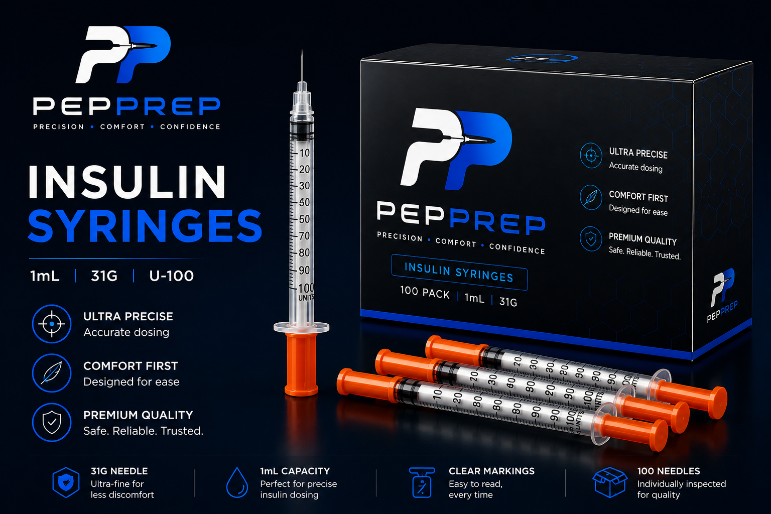 31G 5/16" (8mm) Ultra-Fine Needles – Multiple Pack Sizes